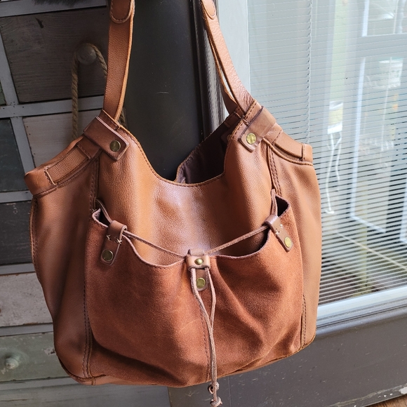 LUCKY BRAND Hobo Leather Bag - Picture 1 of 3